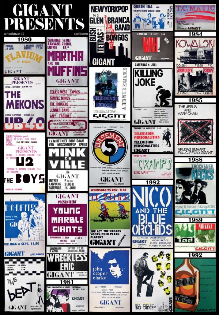 GIGANT PRESENTS, Posters